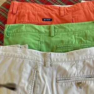 Chaps Men's Shorts SET Orange, Green, and Tan